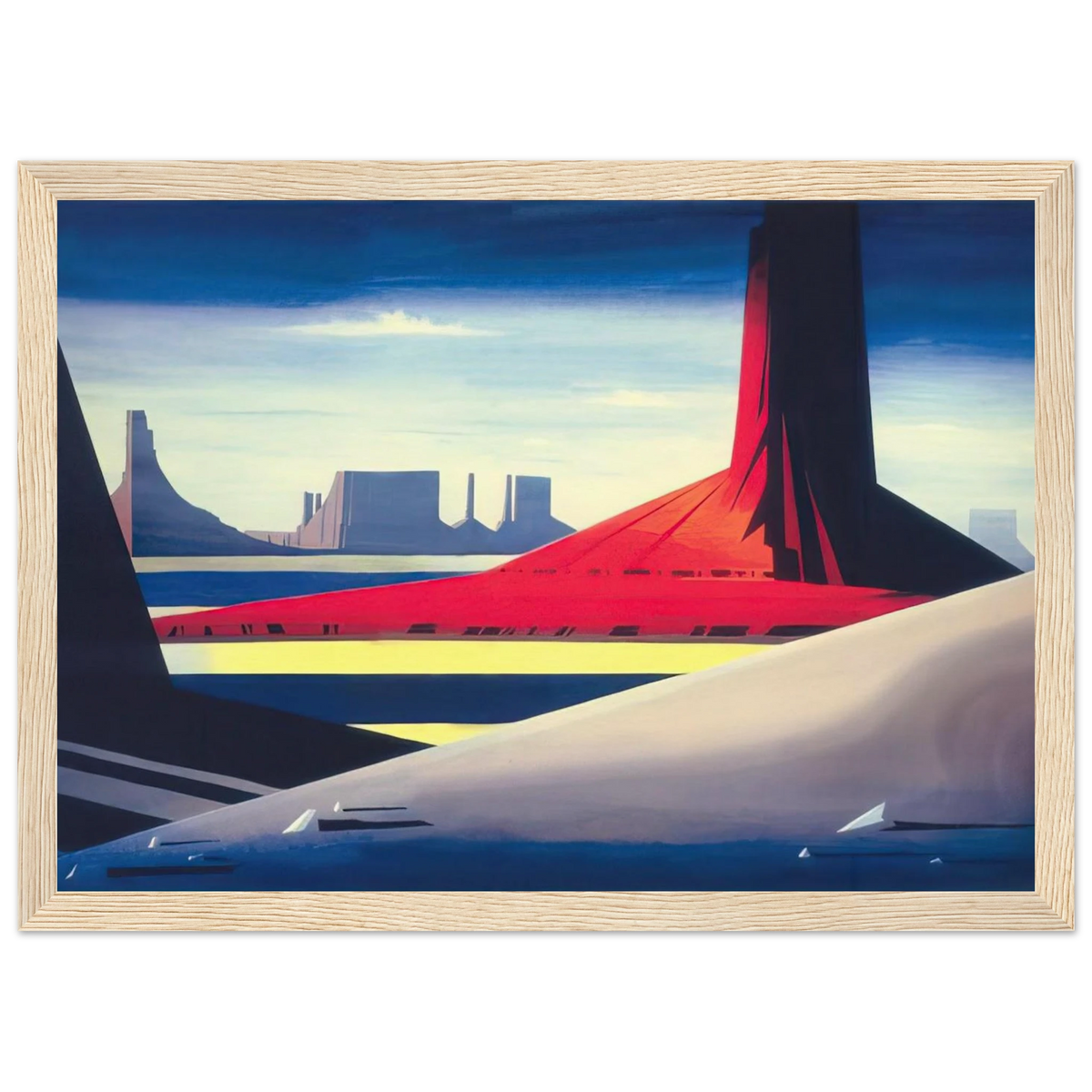 Monument Valley Framed Poster | Eyvind Earle Framed Prints Wall Art | Eyvind Earle Prints