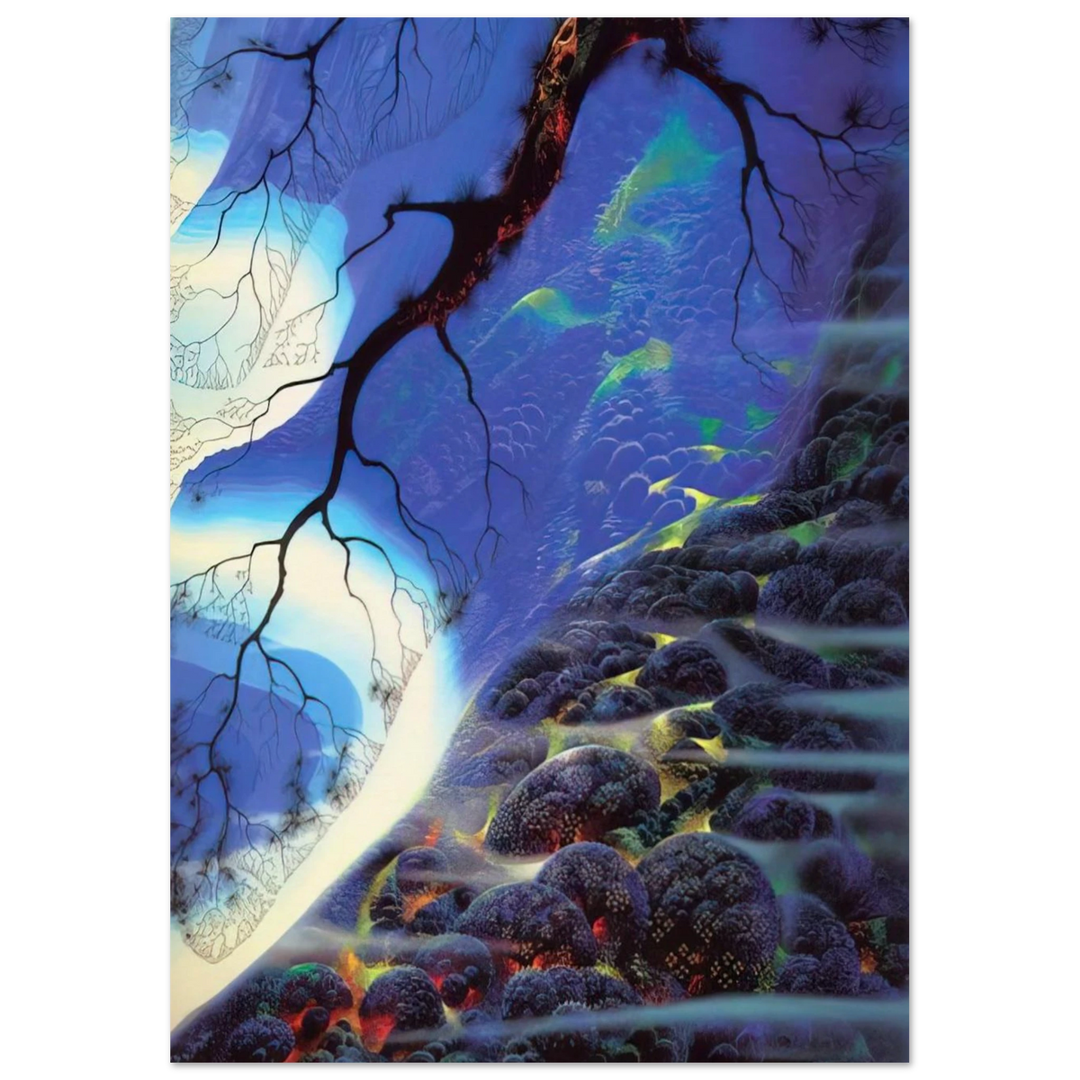 Mystical Big Sur Poster | Eyvind Earle Poster | Eyvind Earle Prints
