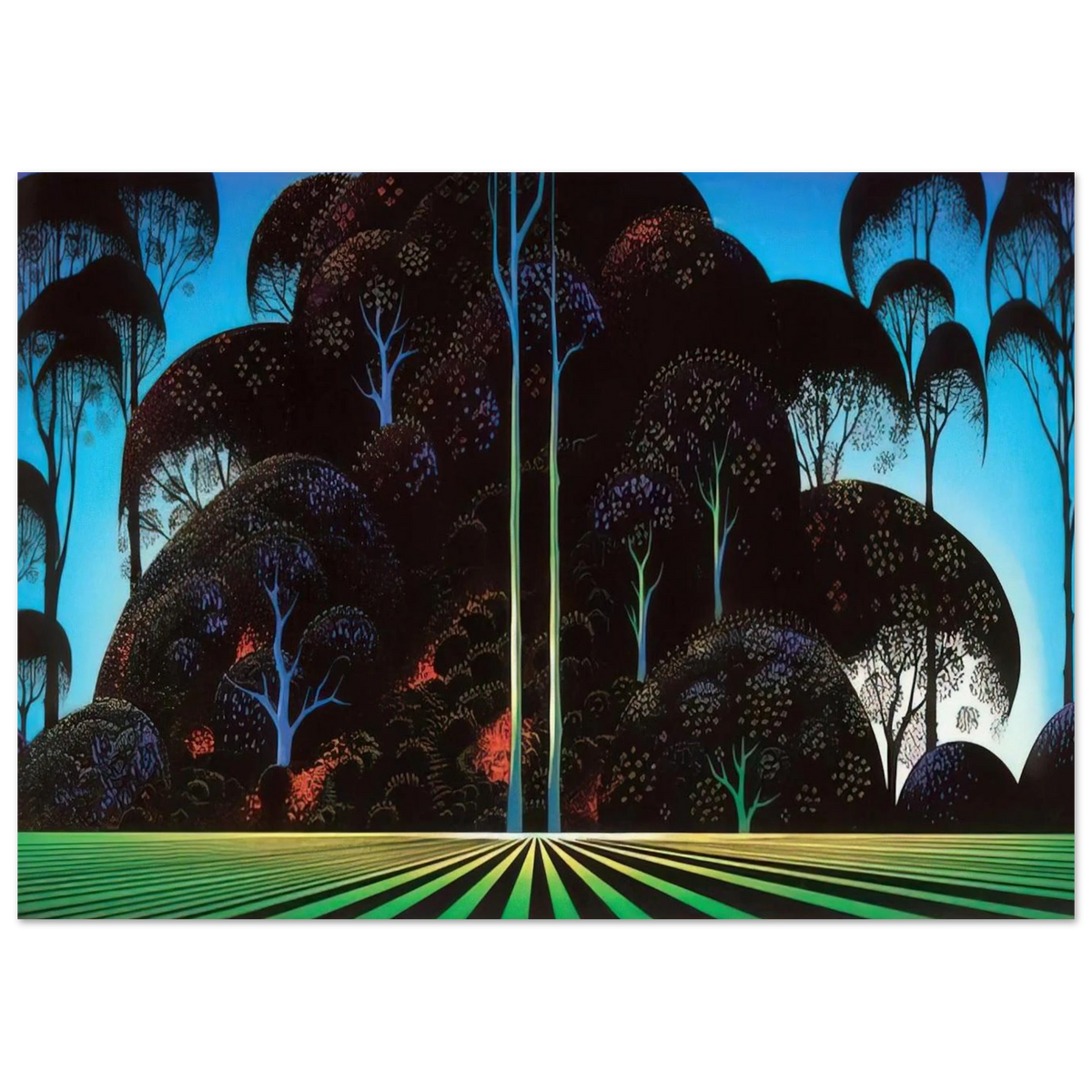 Forest Bouquet Poster | Eyvind Earle Poster | Eyvind Earle Prints
