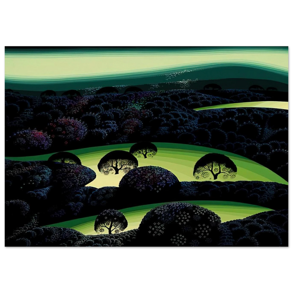 Nocturne Poster | Eyvind Earle Poster | Eyvind Earle Prints