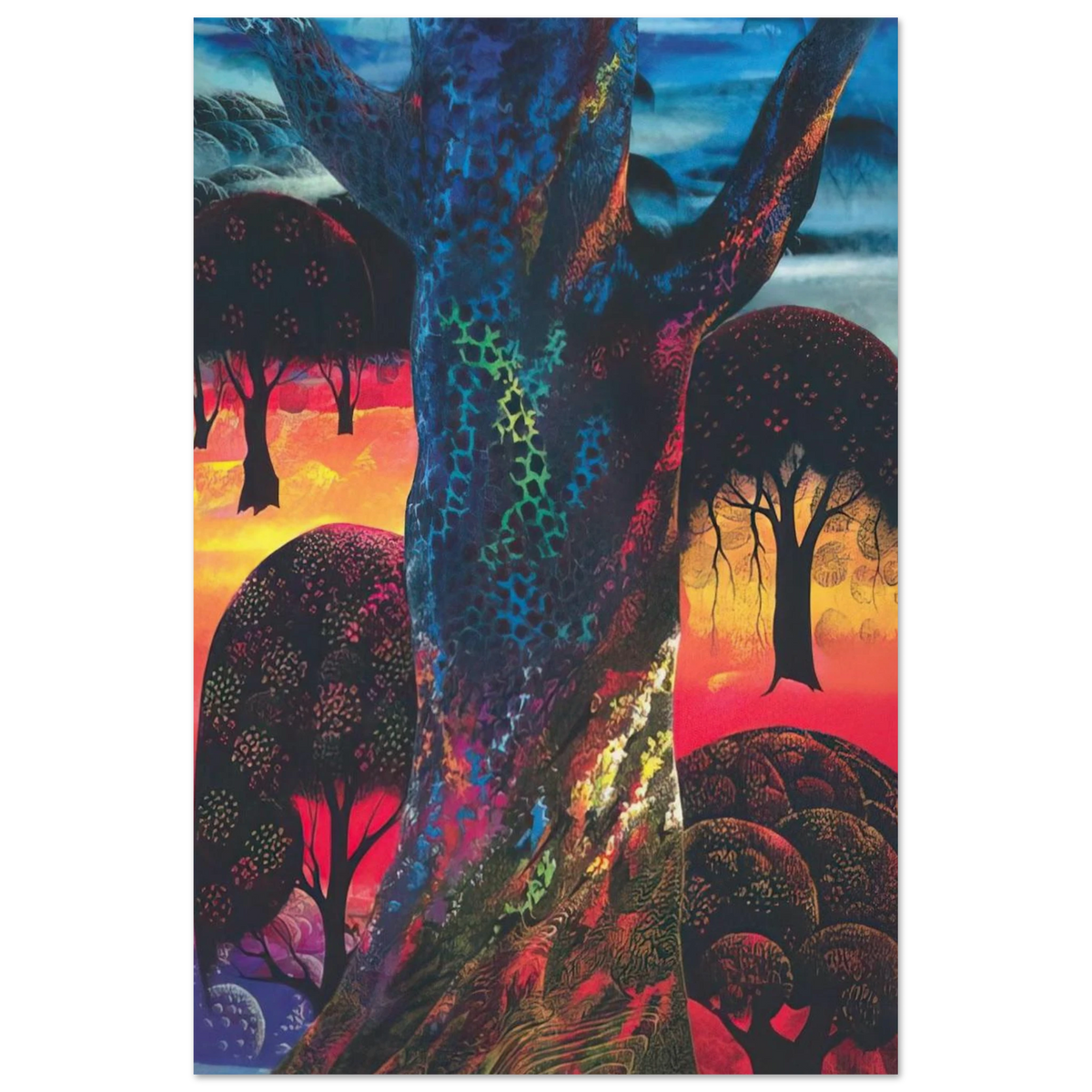 Fire Magic Poster | Eyvind Earle Poster | Eyvind Earle Prints