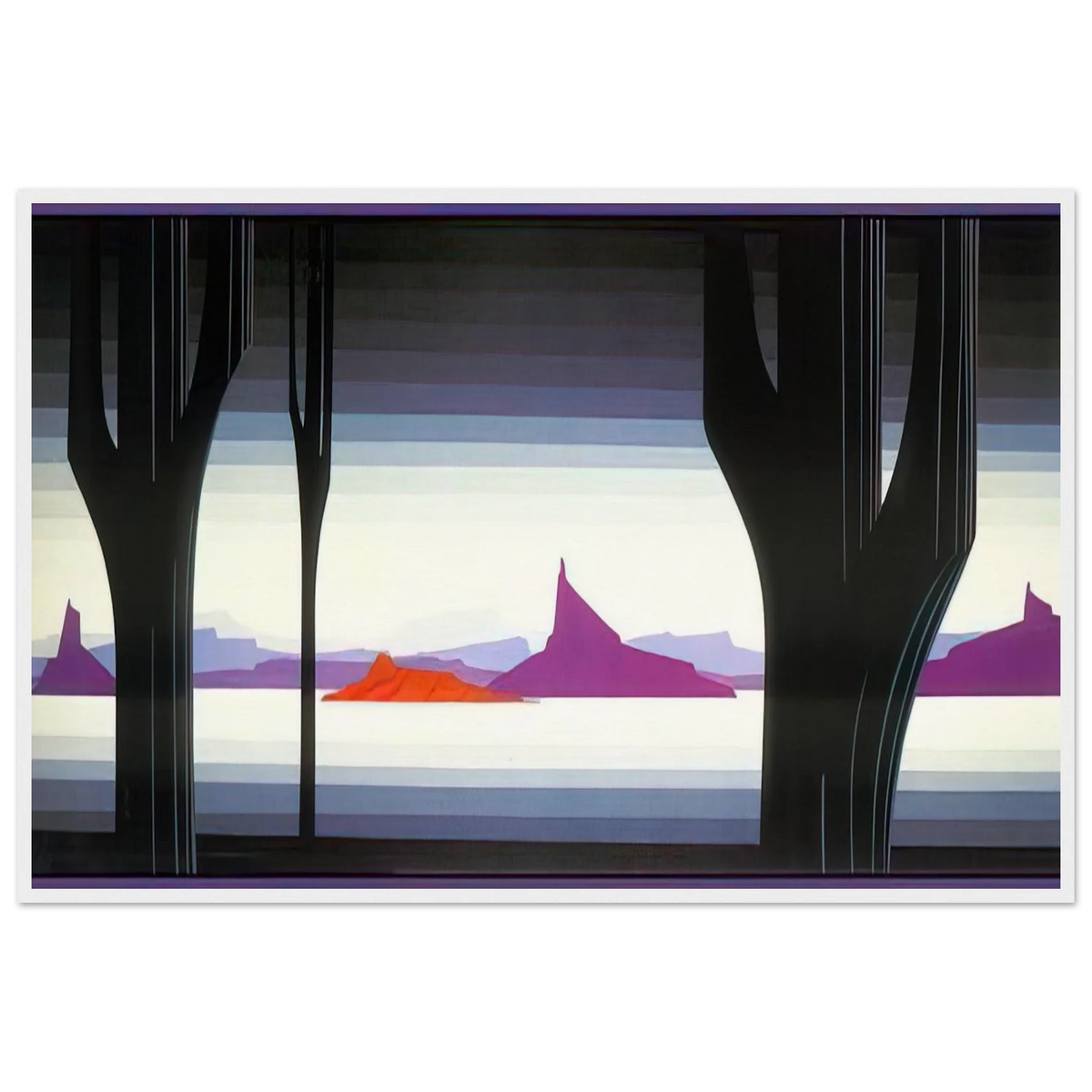 Saguaro Framed Poster | Eyvind Earle Framed Prints Wall Art | Eyvind Earle Prints