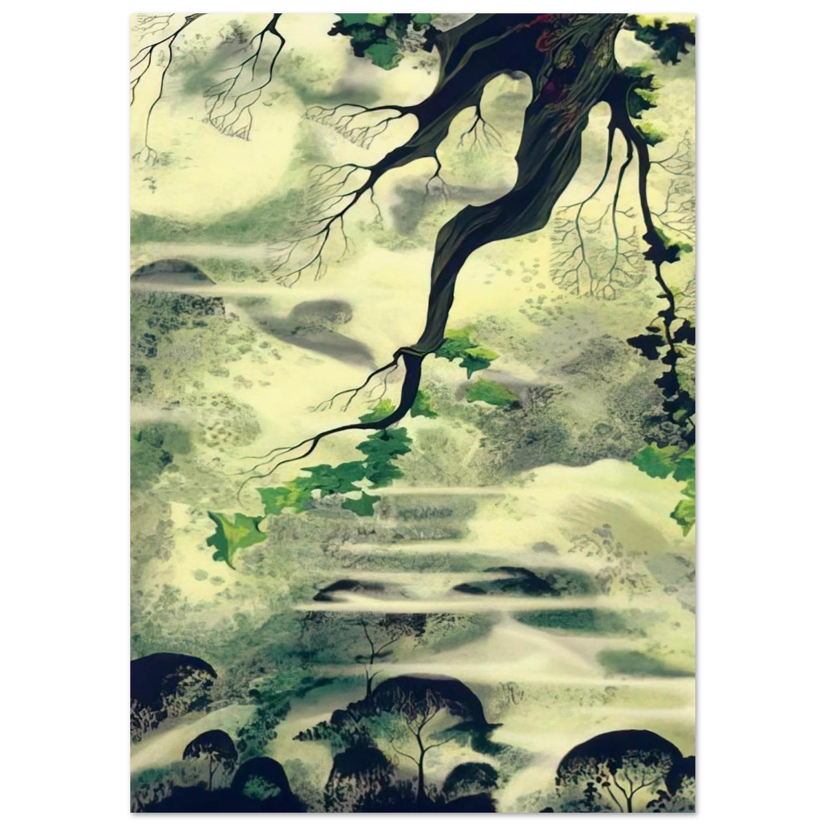 Fog Bound Poster | Eyvind Earle Poster | Eyvind Earle Prints