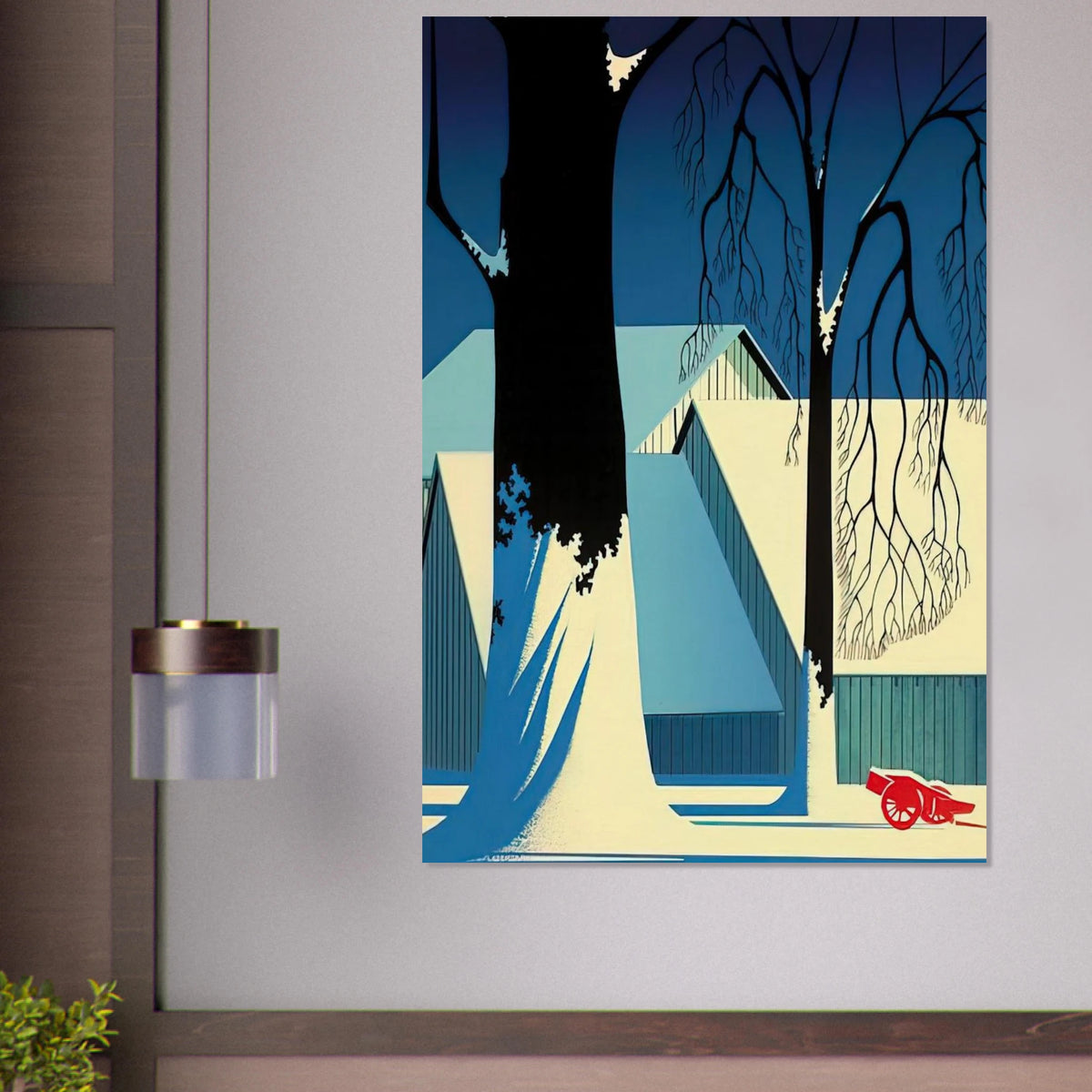 Turquoise Poster | Eyvind Earle Poster | Eyvind Earle Prints