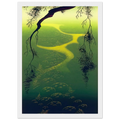 Green Mist Framed Poster | Eyvind Earle Framed Prints Wall Art | Eyvind Earle Prints