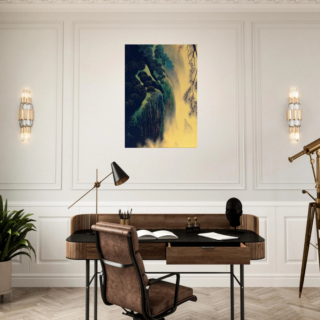 Jeweled Coast Canvas | Eyvind Earle Canvas | Eyvind Earle Prints