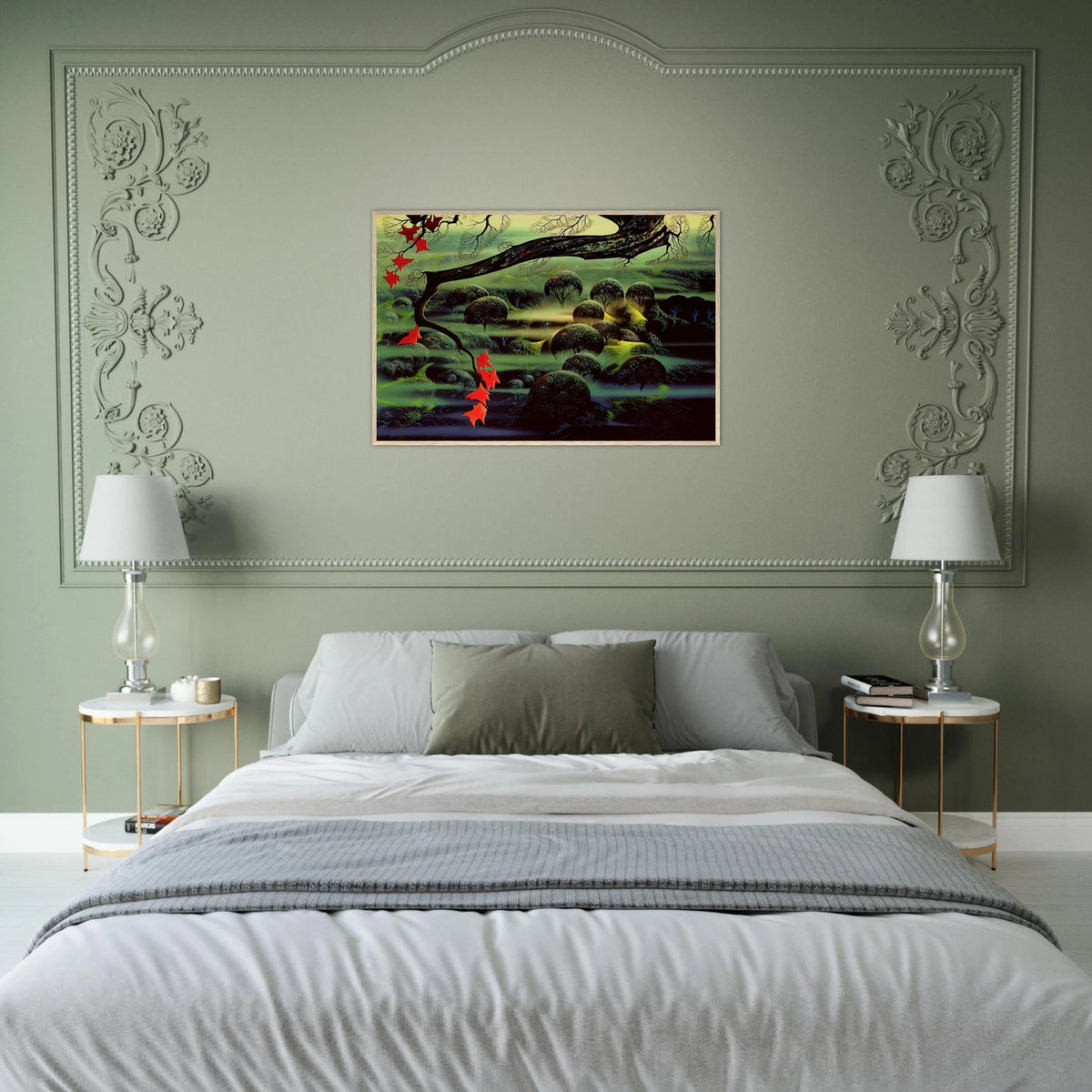 Valley of Mystery Framed Poster | Eyvind Earle Framed Prints Wall Art | Eyvind Earle Prints