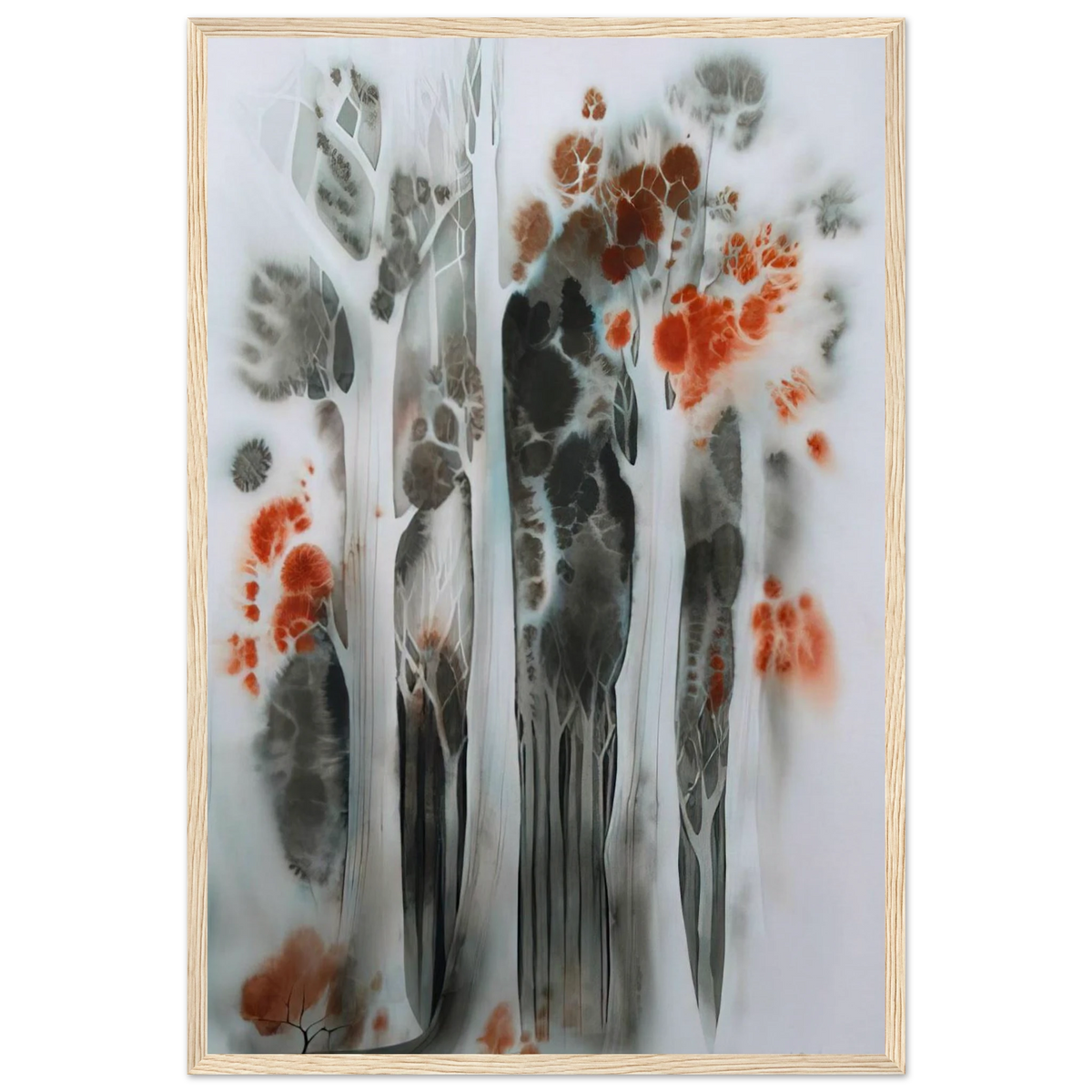 Autumn Forest Framed Poster | Eyvind Earle Framed Prints Wall Art | Eyvind Earle Prints