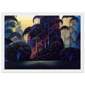 Mendocino Framed Poster | Eyvind Earle Framed Prints Wall Art | Eyvind Earle Prints