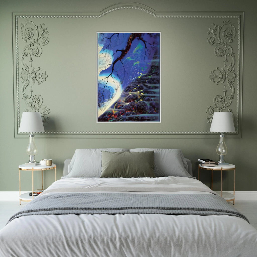 Mystical Big Sur Framed Poster | Eyvind Earle Framed Prints Wall Art | Eyvind Earle Prints