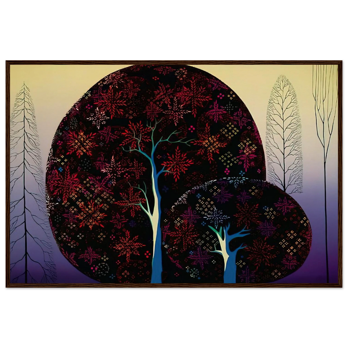 A Tree Poem Framed Poster | Eyvind Earle Framed Prints Wall Art | Eyvind Earle Prints