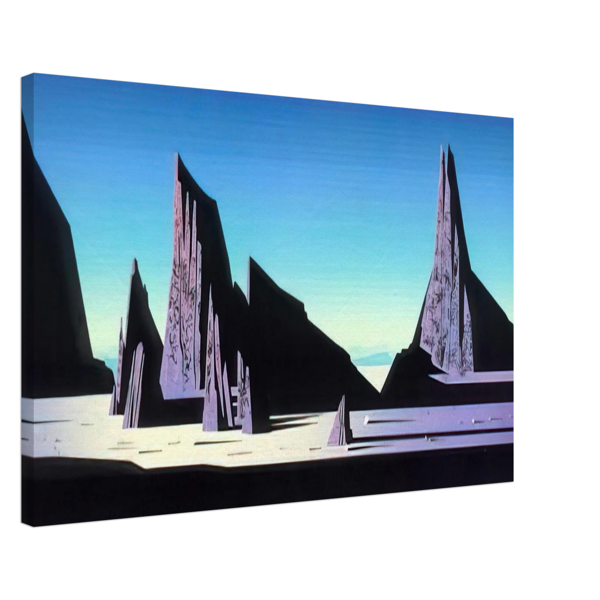 Desert Rocks Canvas | Eyvind Earle Canvas | Eyvind Earle Prints