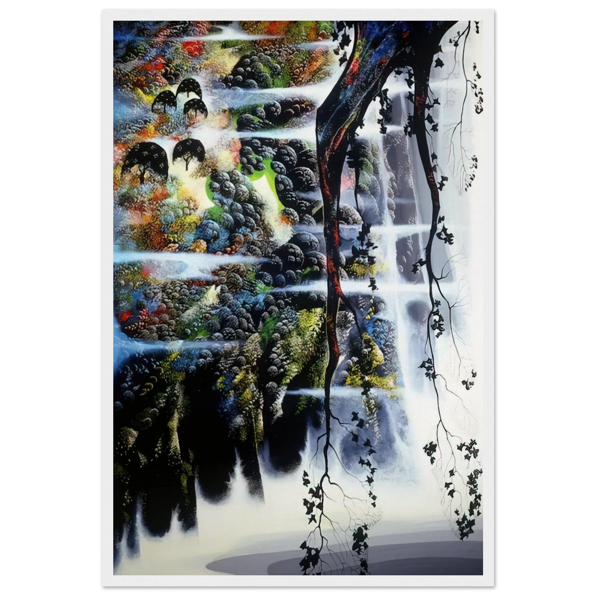 Seaside Wilderness Framed Poster | Eyvind Earle Framed Prints Wall Art | Eyvind Earle Prints