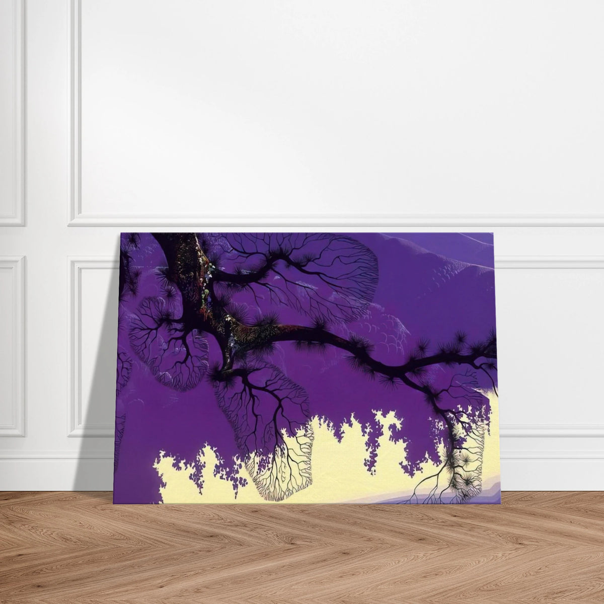 Purple Coastline Canvas | Eyvind Earle Canvas | Eyvind Earle Prints