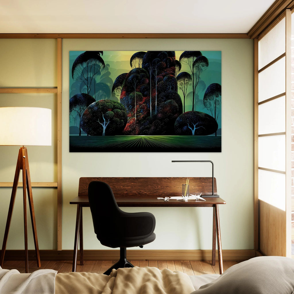 Mendacino Poster | Eyvind Earle Poster | Eyvind Earle Prints