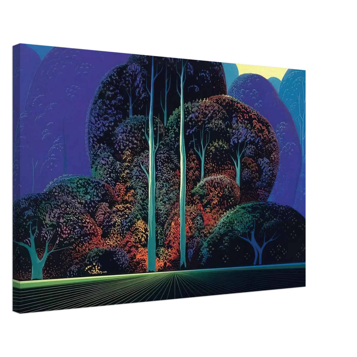 Softening Shades of Twilight Canvas | Eyvind Earle Canvas | Eyvind Earle Prints