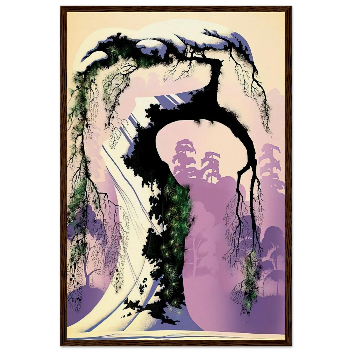 Norway Pine Framed Poster | Eyvind Earle Framed Prints Wall Art | Eyvind Earle Prints