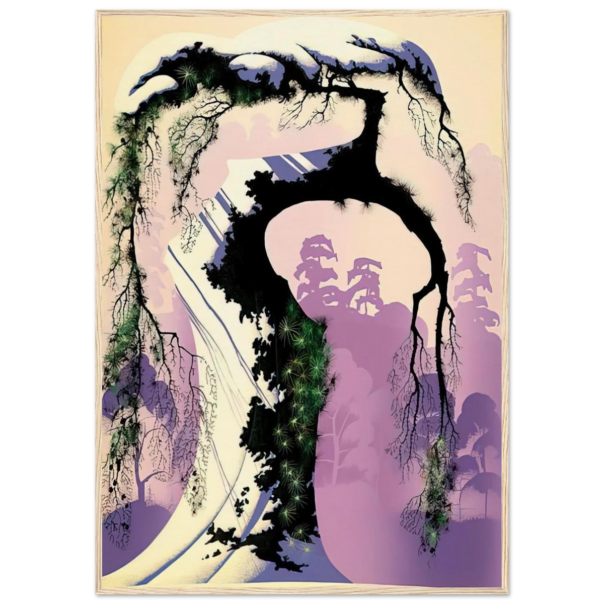 Norway Pine Framed Poster | Eyvind Earle Framed Prints Wall Art | Eyvind Earle Prints