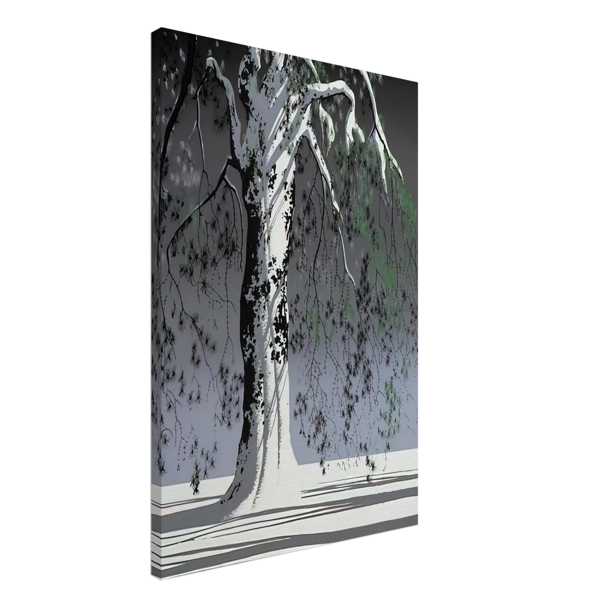 Fir Tree In Snow Canvas | Eyvind Earle Canvas | Eyvind Earle Prints