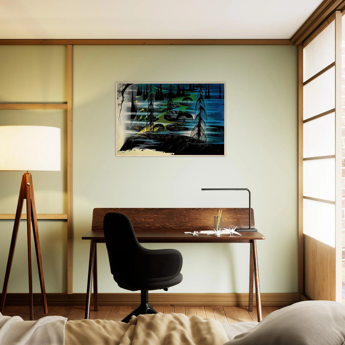 Beauty Beyond Believing Framed Poster | Eyvind Earle Framed Prints Wall Art | Eyvind Earle Prints