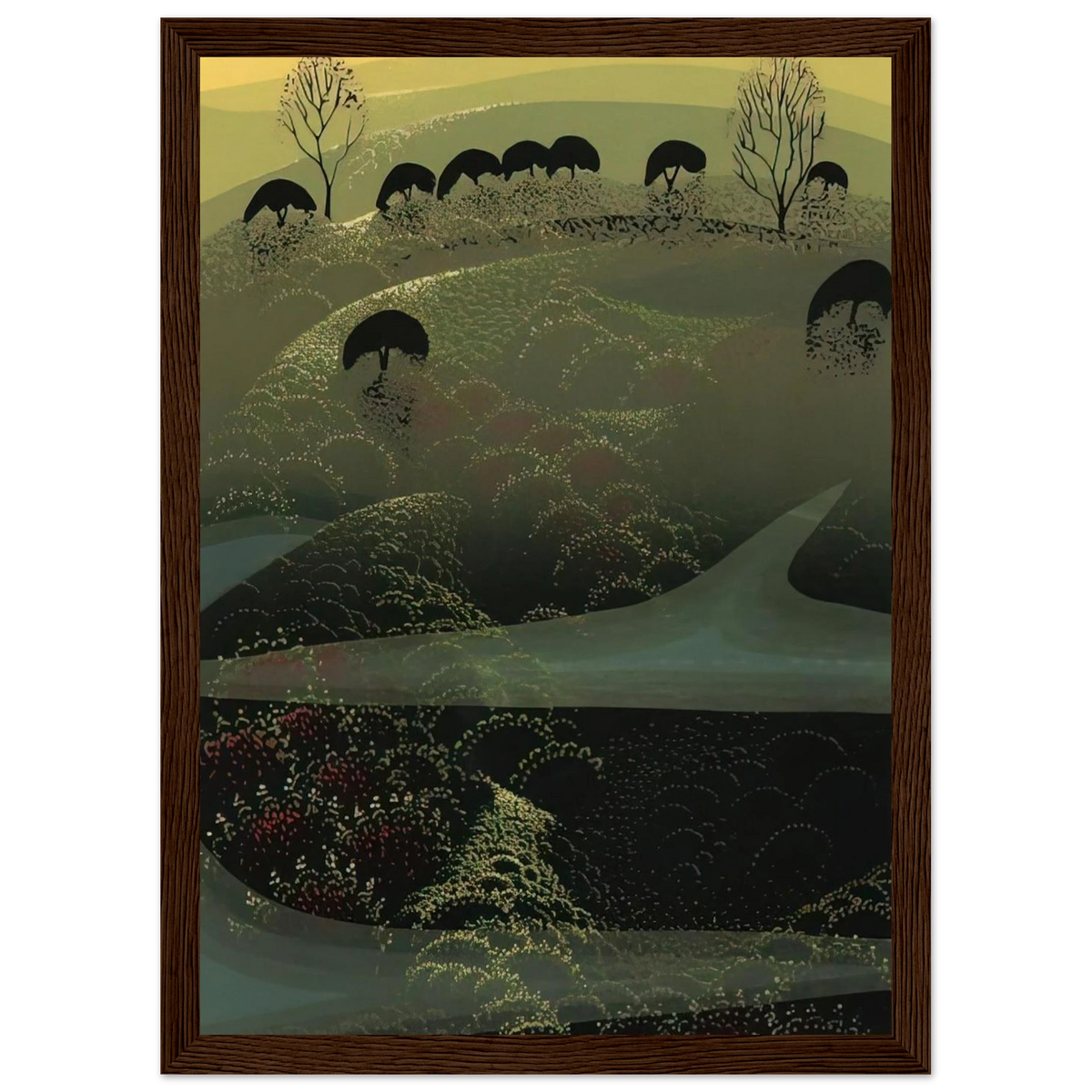 California Miniature Framed Poster | Eyvind Earle Framed Prints Wall Art | Eyvind Earle Prints