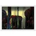 Gothic Forest Framed Poster | Eyvind Earle Framed Prints Wall Art | Eyvind Earle Prints