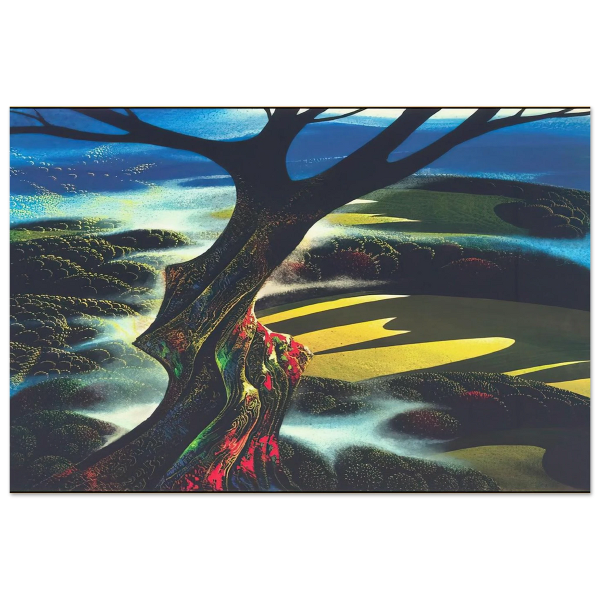 Autumn Shadows Poster | Eyvind Earle Poster | Eyvind Earle Prints