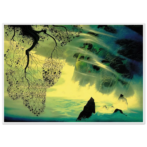 A Swirl of Fog Framed Poster | Eyvind Earle Framed Prints Wall Art | Eyvind Earle Prints