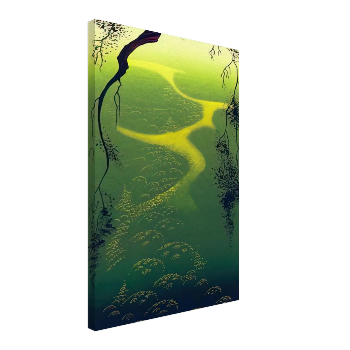 Green Mist Canvas | Eyvind Earle Canvas | Eyvind Earle Prints