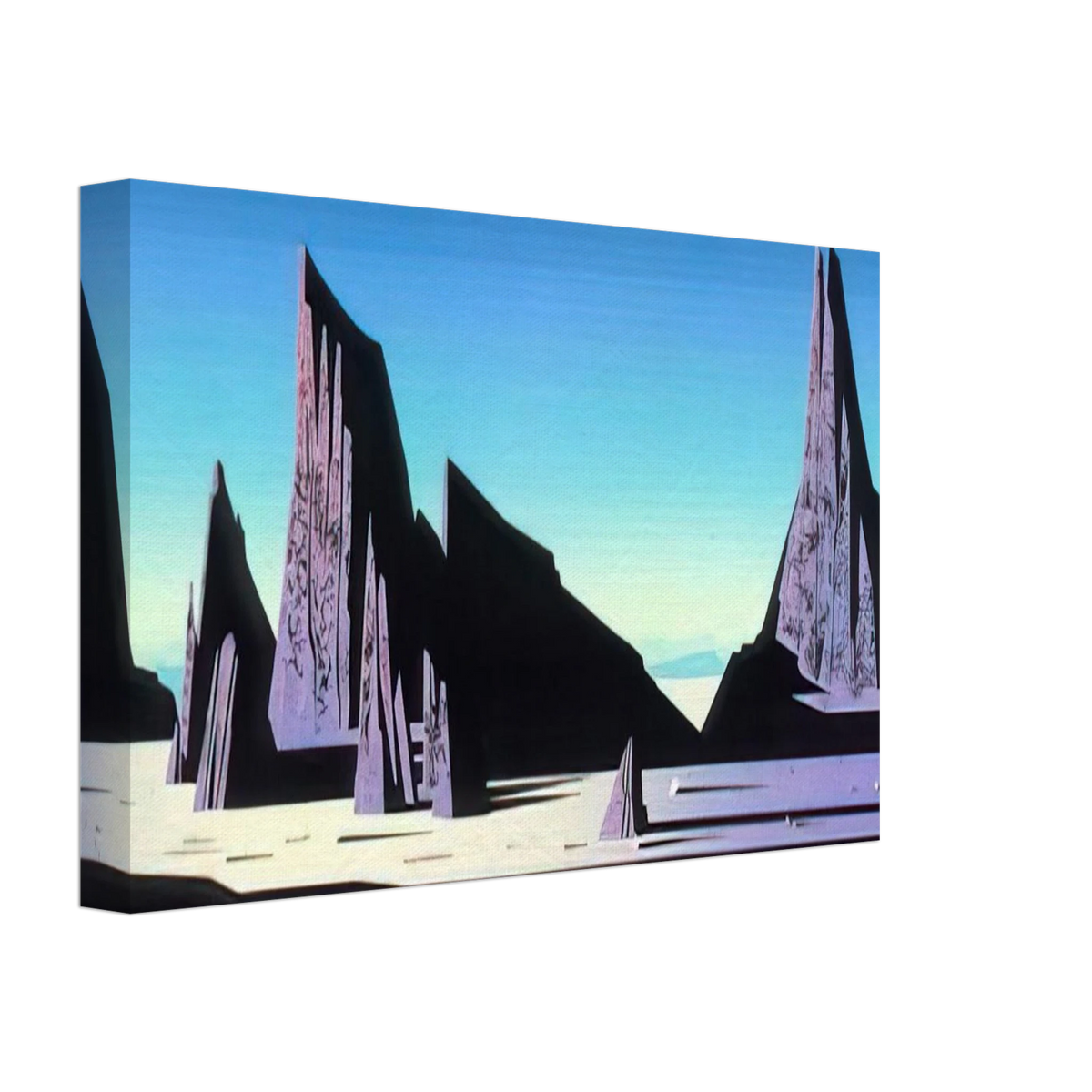 Desert Rocks Canvas | Eyvind Earle Canvas | Eyvind Earle Prints