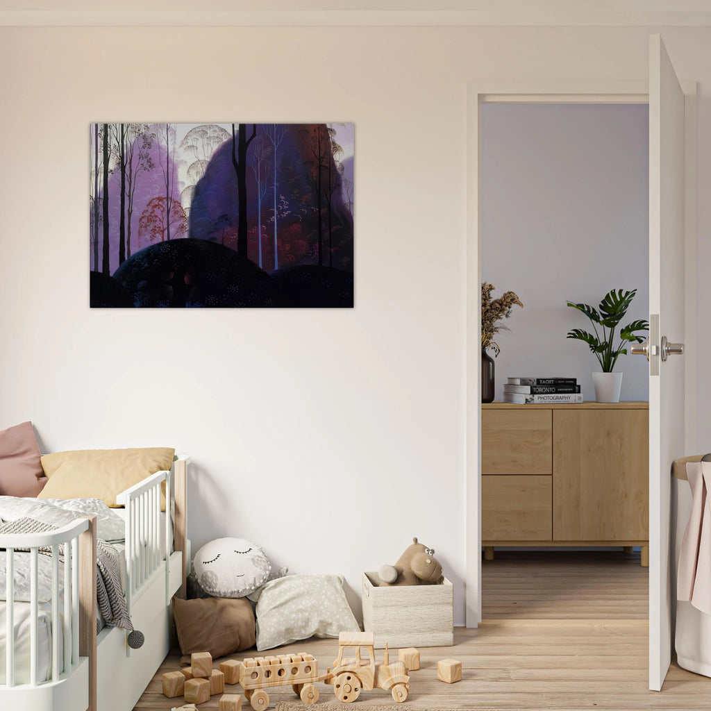 Mauve Redand Purple Canvas | Eyvind Earle Canvas | Eyvind Earle Prints