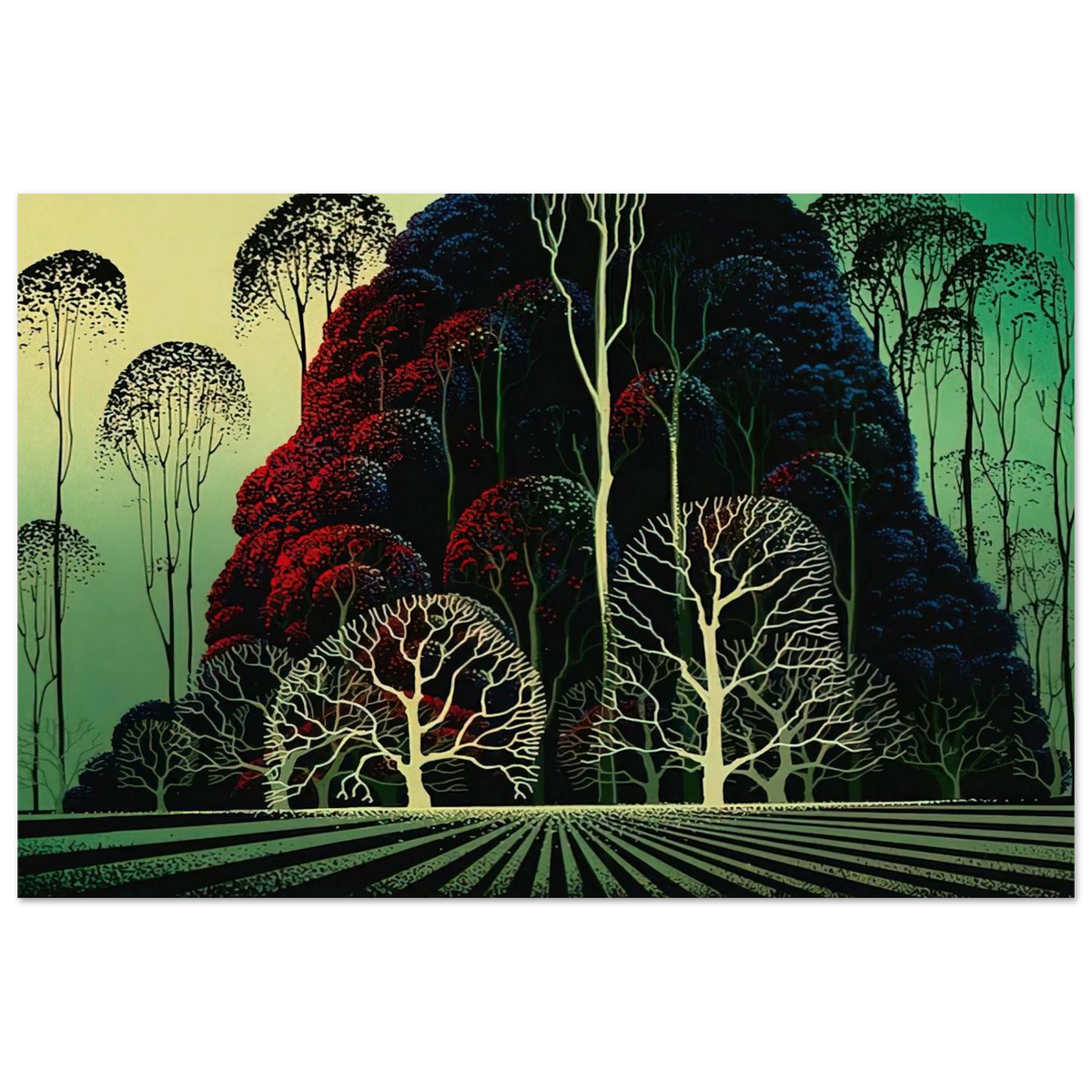 Eucalyptus Forest Poster | Eyvind Earle Poster | Eyvind Earle Prints