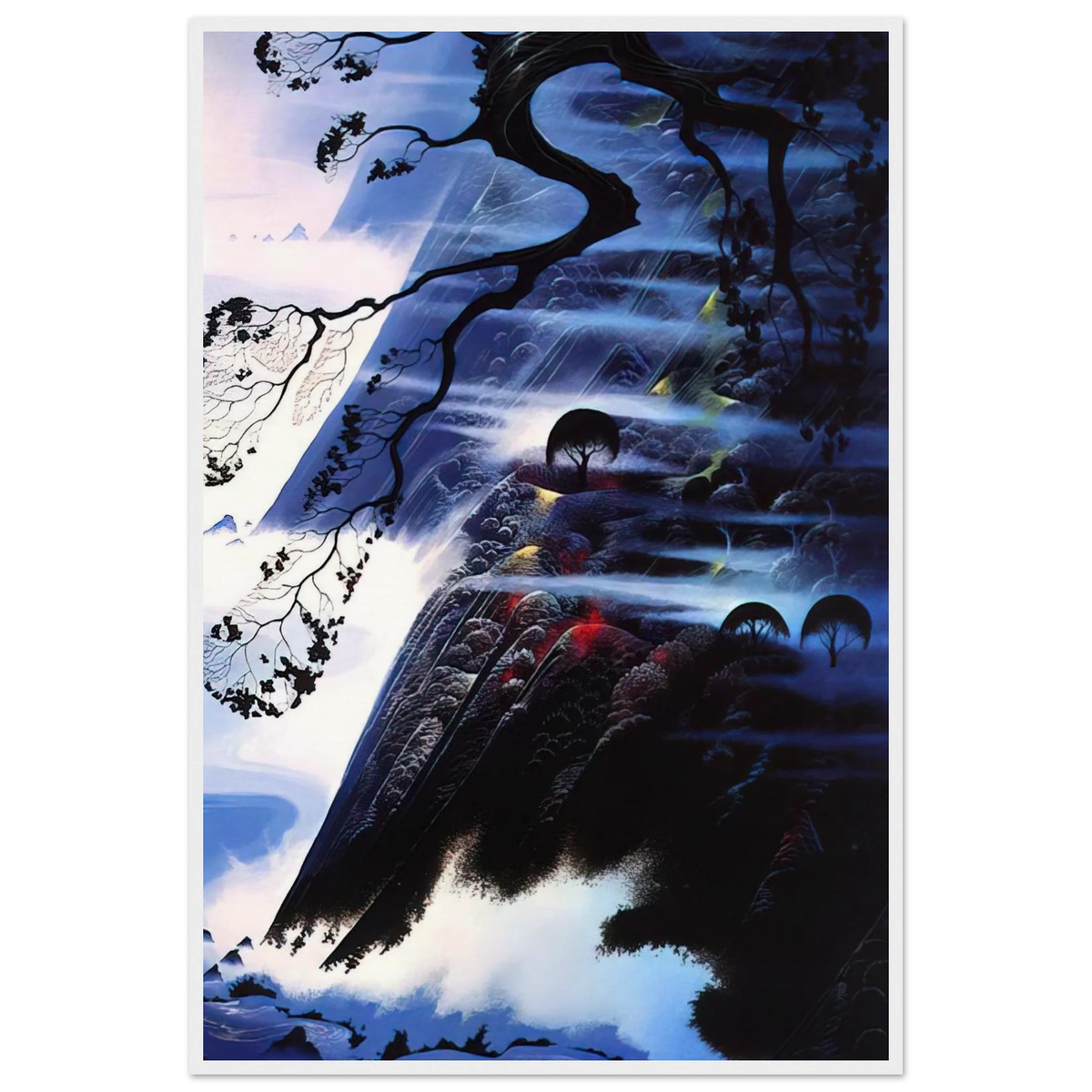 Fog Light Framed Poster | Eyvind Earle Framed Prints Wall Art | Eyvind Earle Prints