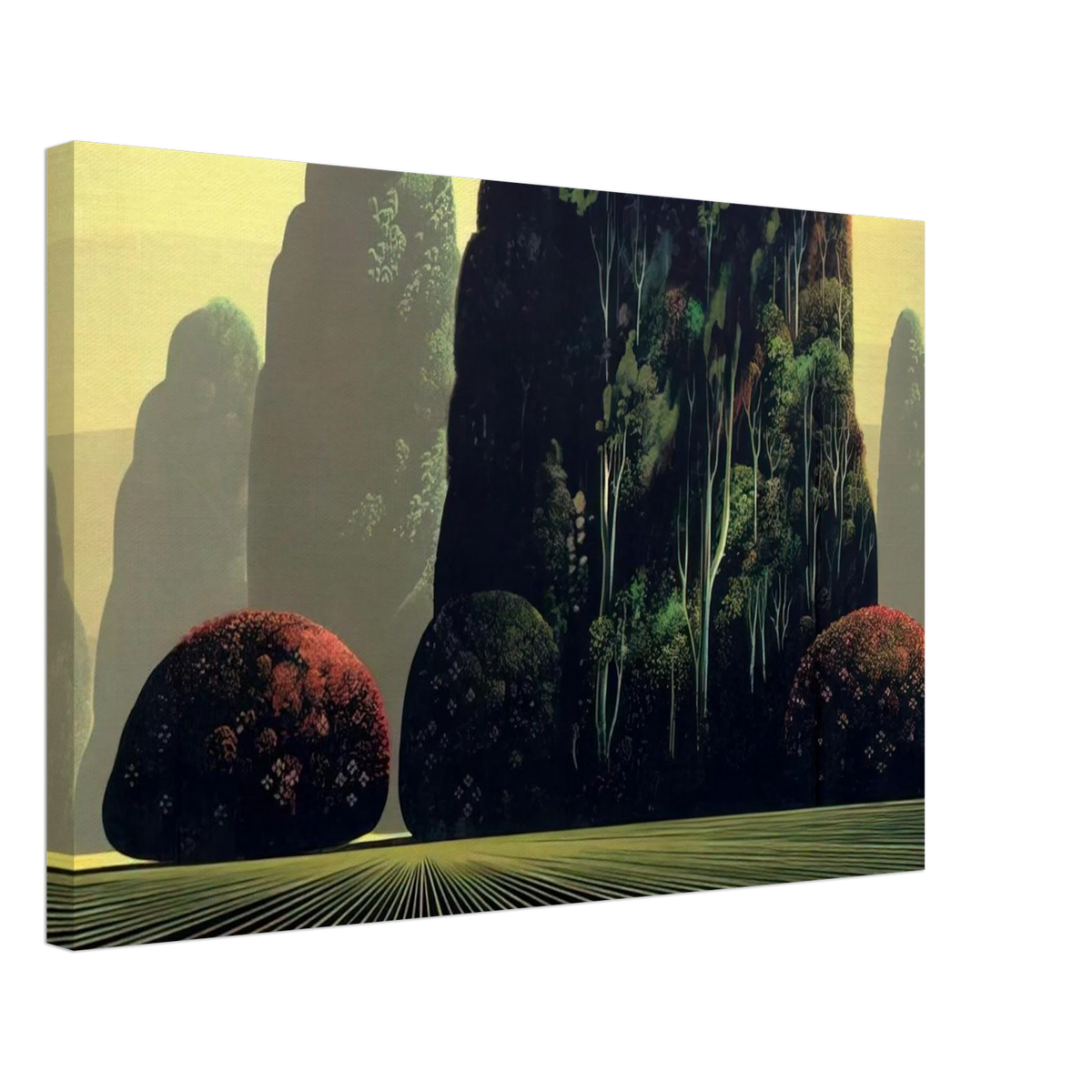 Autumn Eucalyptus Canvas | Eyvind Earle Canvas | Eyvind Earle Prints