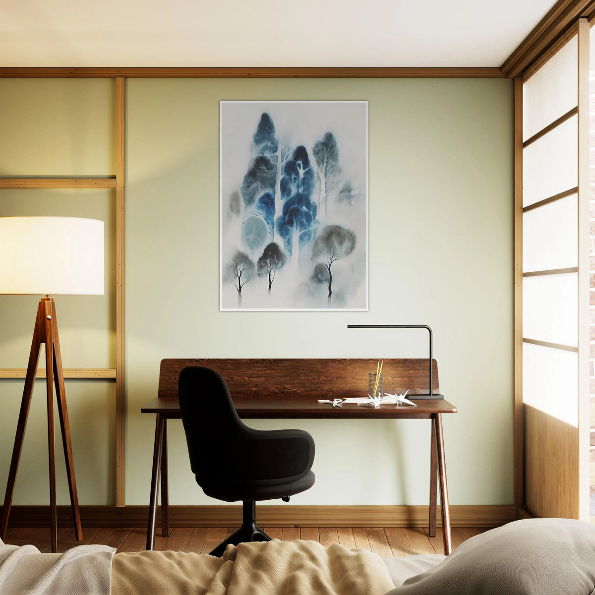 Woodland Framed Poster | Eyvind Earle Framed Prints Wall Art | Eyvind Earle Prints