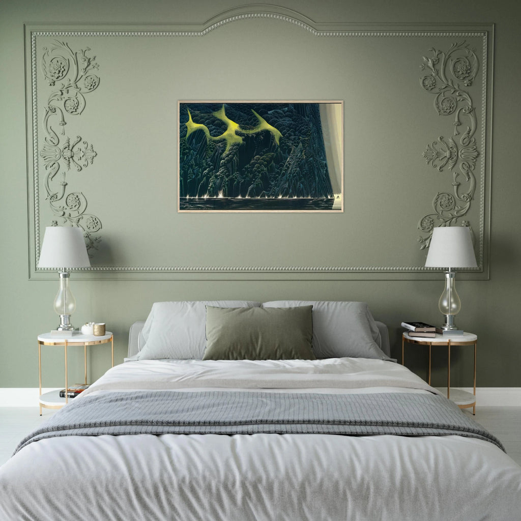 Out of the Sea Framed Poster | Eyvind Earle Framed Prints Wall Art | Eyvind Earle Prints