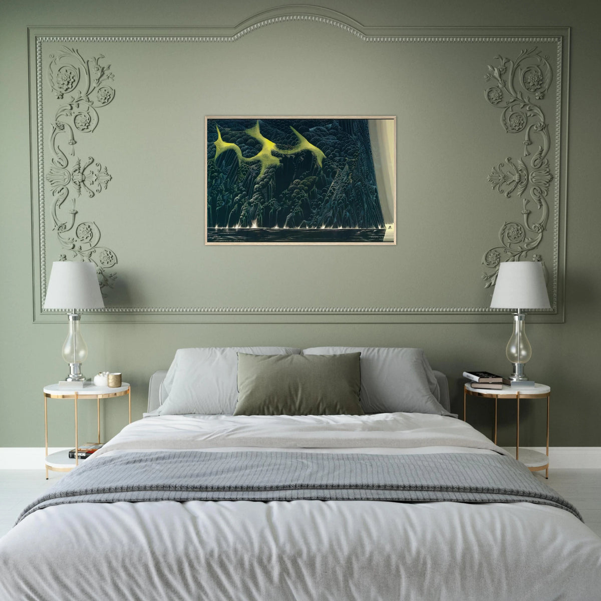Out of the Sea Framed Poster | Eyvind Earle Framed Prints Wall Art | Eyvind Earle Prints
