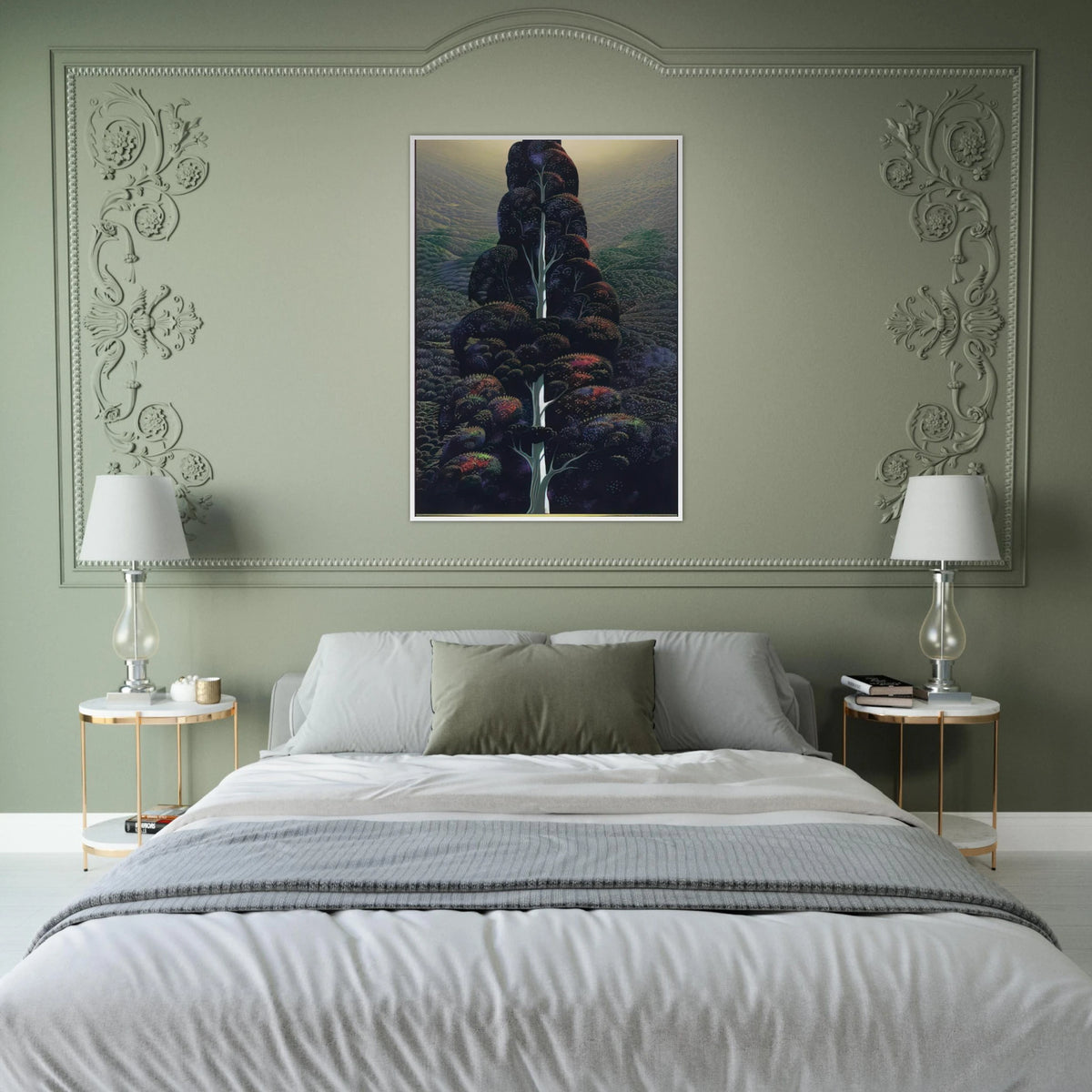 Reaching for the Sky Framed Poster | Eyvind Earle Framed Prints Wall Art | Eyvind Earle Prints