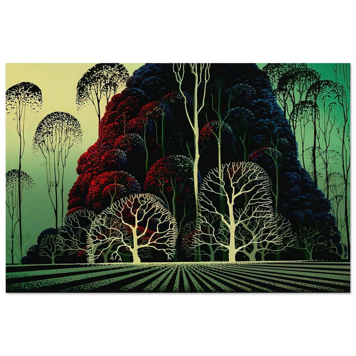 Eucalyptus Forest Poster | Eyvind Earle Poster | Eyvind Earle Prints
