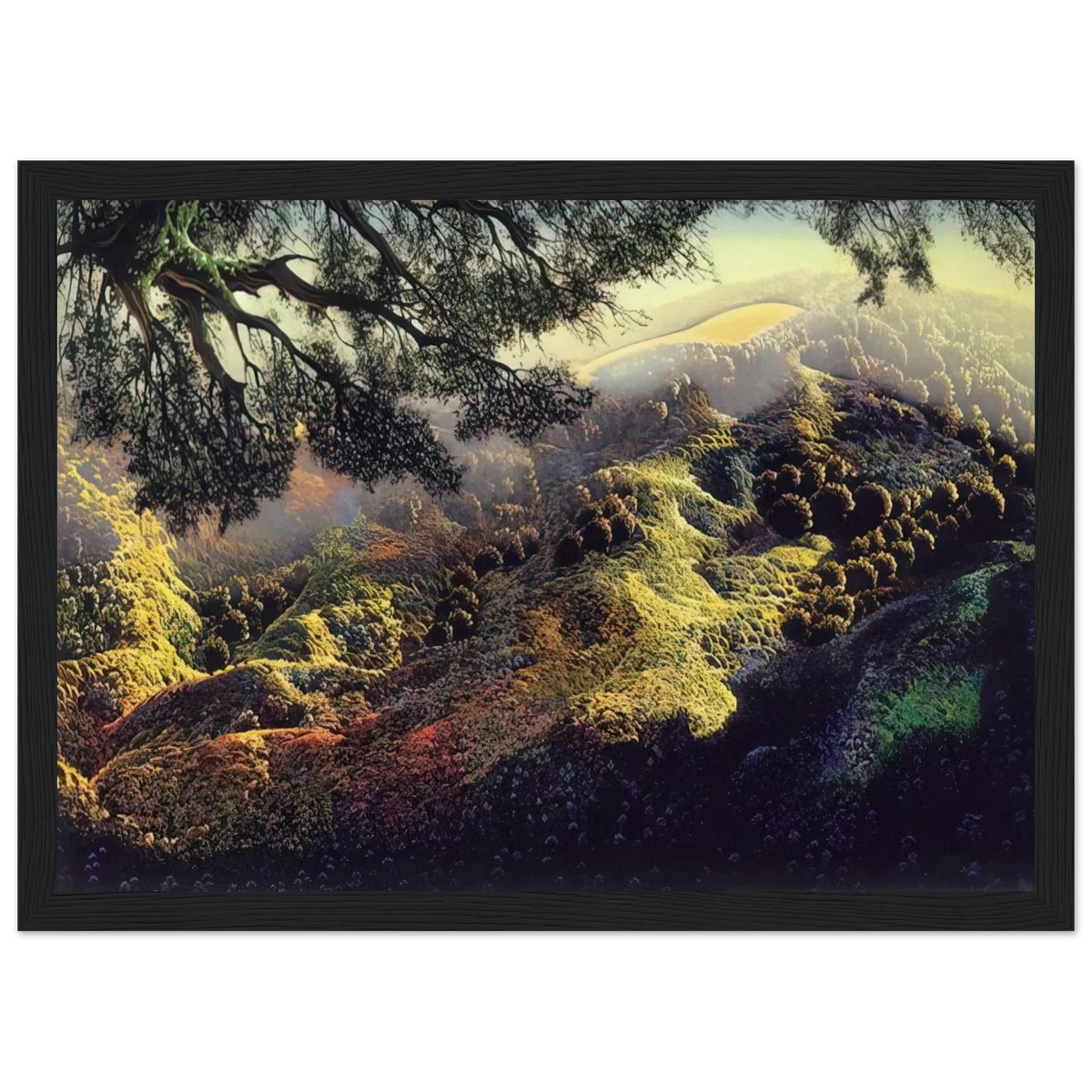 Paradise Framed Poster | Eyvind Earle Framed Prints Wall Art | Eyvind Earle Prints