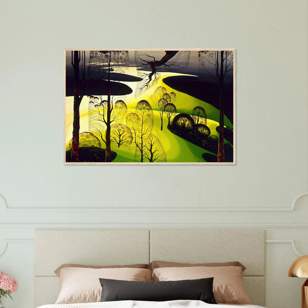 Early Spring Framed Poster | Eyvind Earle Framed Prints Wall Art | Eyvind Earle Prints
