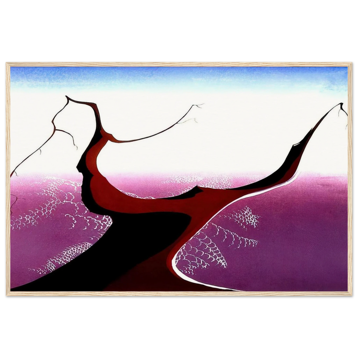 Desert Tree Framed Poster | Eyvind Earle Framed Prints Wall Art | Eyvind Earle Prints