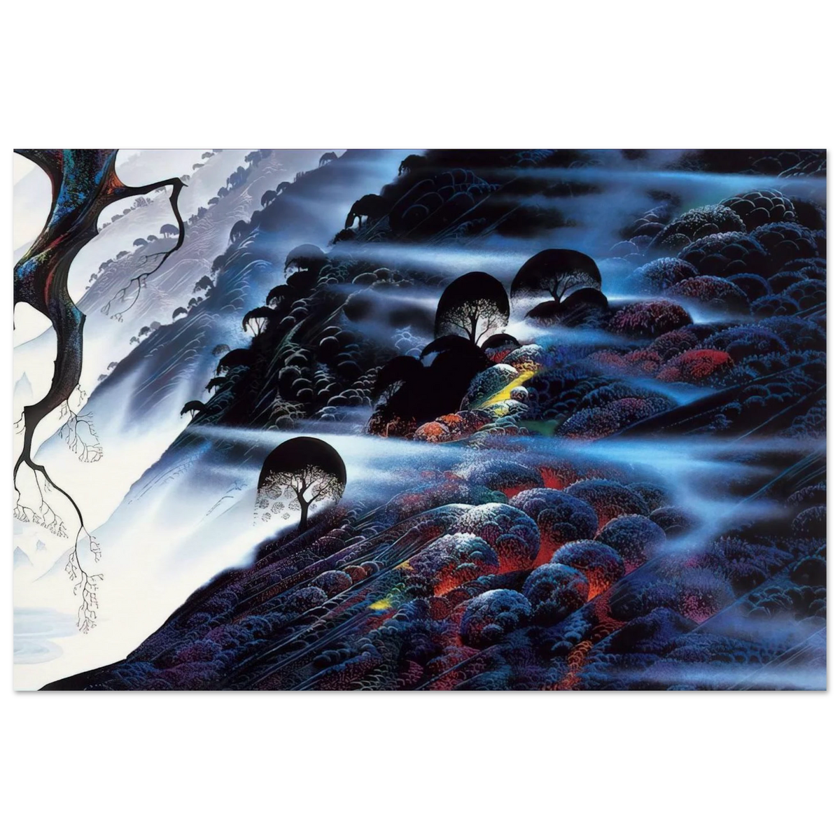 Blue Light Poster | Eyvind Earle Poster | Eyvind Earle Prints