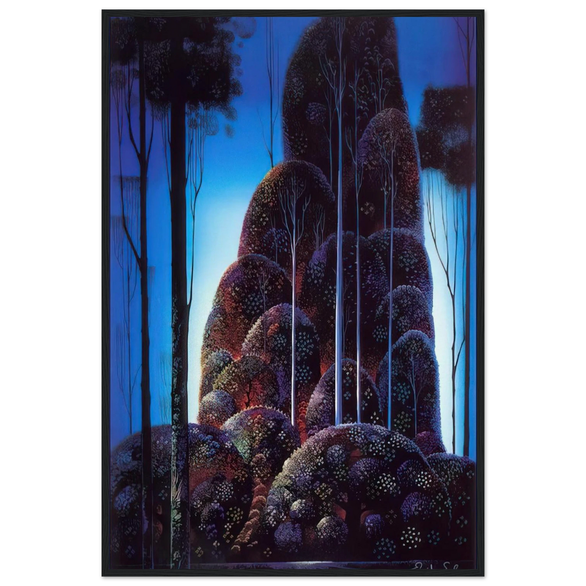 Tall Trees Framed Poster | Eyvind Earle Framed Prints Wall Art | Eyvind Earle Prints