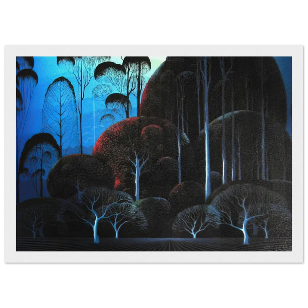 Enchanted Forest Framed Poster | Eyvind Earle Framed Prints Wall Art | Eyvind Earle Prints