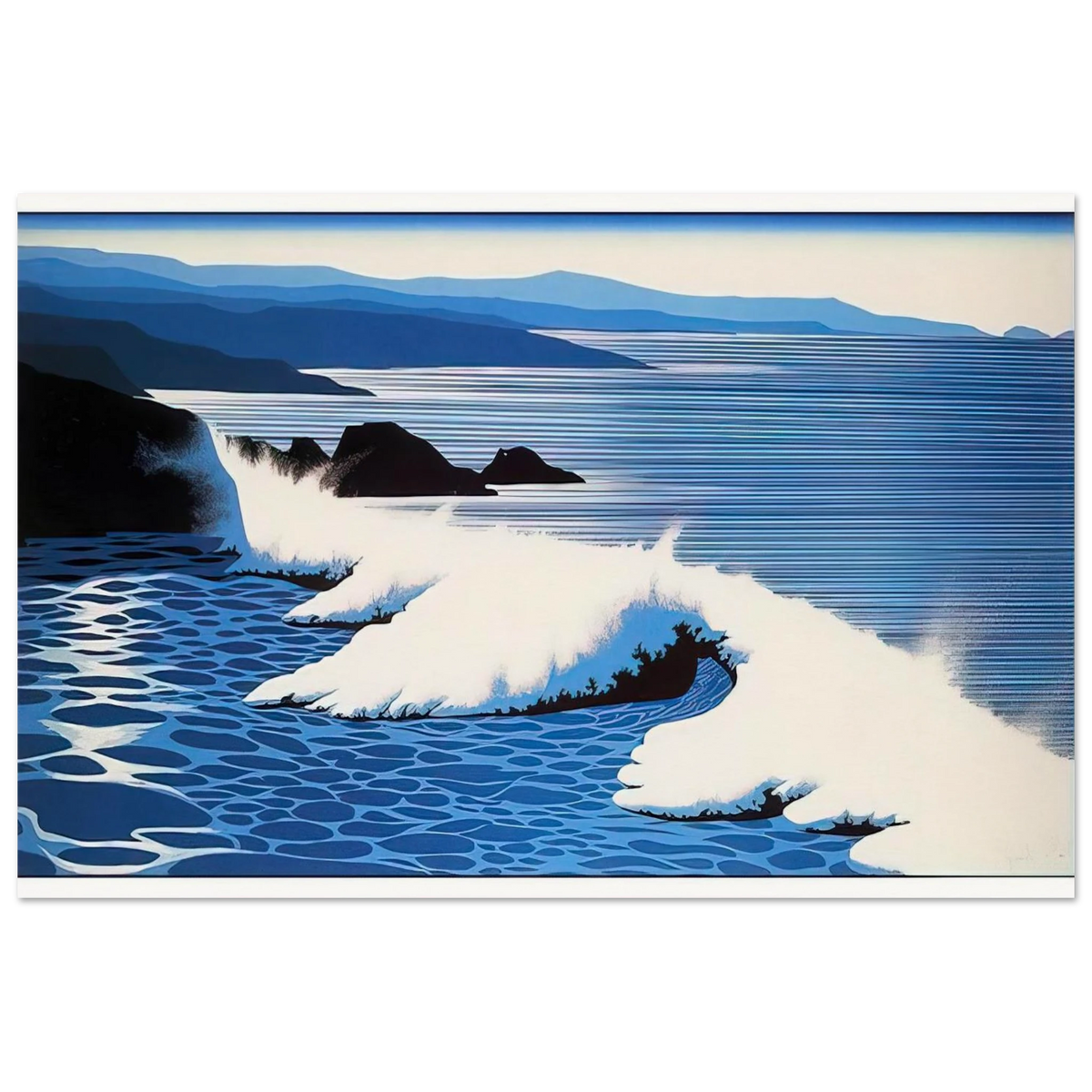 The Wave Poster | Eyvind Earle Poster | Eyvind Earle Prints