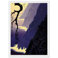 Purple Mist Framed Poster | Eyvind Earle Framed Prints Wall Art | Eyvind Earle Prints