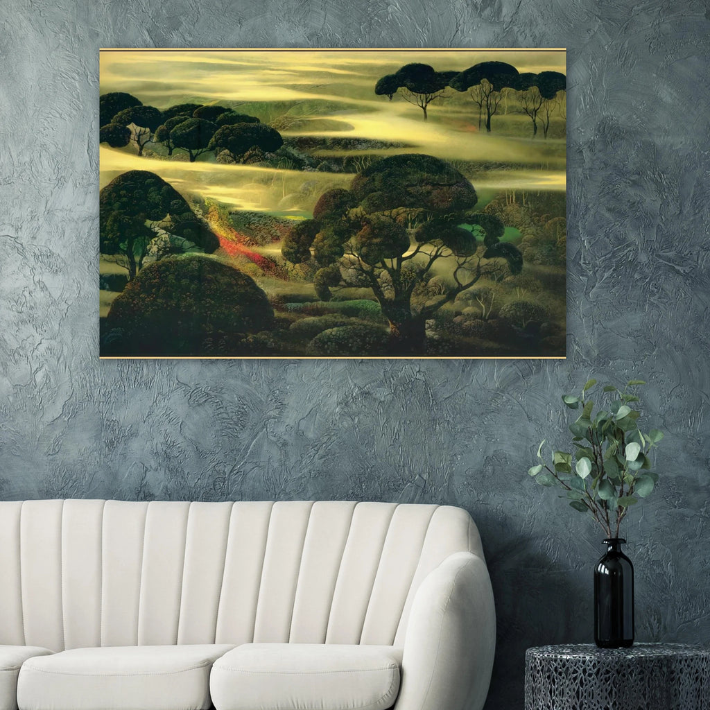 Forest in Fog Poster | Eyvind Earle Poster | Eyvind Earle Prints