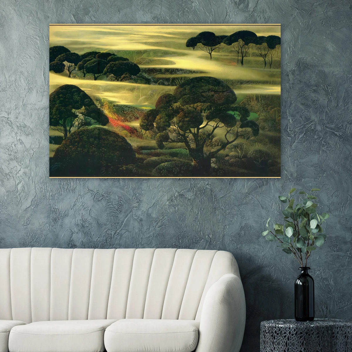 Forest in Fog Poster | Eyvind Earle Poster | Eyvind Earle Prints