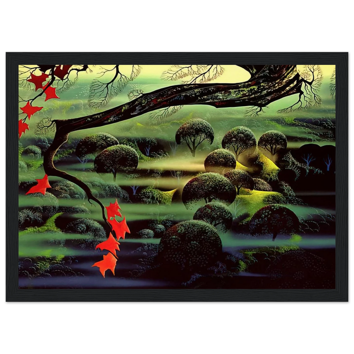 Valley of Mystery Framed Poster | Eyvind Earle Framed Prints Wall Art | Eyvind Earle Prints
